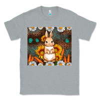 Heather Grey Rabbit daisy sunflower leopard 20oz tumbler Classic Tee - Neo Western