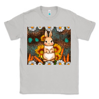 Rabbit Daisy Sunflower Leopard 20oz Tumbler Classic Tee | Teevron