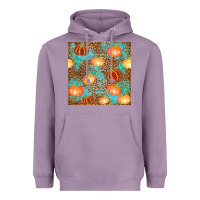 Lavender plaid fall pumpkin seamless Heavyweight Hoodie - AdoDesignShop