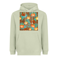 Matcha plaid fall pumpkin seamless Heavyweight Hoodie - AdoDesignShop