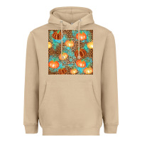 Mushroom plaid fall pumpkin seamless Heavyweight Hoodie - AdoDesignShop