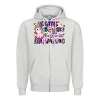 Dove Grey cute smart and a little bit dramatic Zipper Hoodie - JahusDesignShop