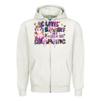 Oatmeal Heather cute smart and a little bit dramatic Zipper Hoodie - JahusDesignShop