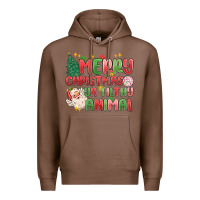 Chestnut merry christmas ya filthy animal Premium Hoodie - MaliasSmallBusiness