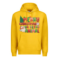 Lemon merry christmas ya filthy animal Premium Hoodie - MaliasSmallBusiness