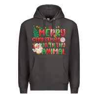 Smoke merry christmas ya filthy animal Premium Hoodie - MaliasSmallBusiness