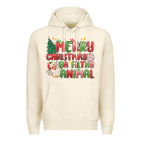 Tofu merry christmas ya filthy animal Premium Hoodie - MaliasSmallBusiness