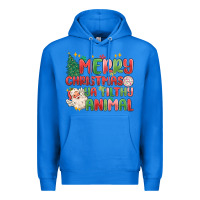 True Royal merry christmas ya filthy animal Premium Hoodie - MaliasSmallBusiness