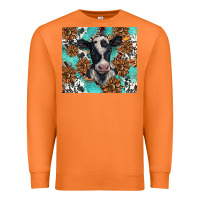 Carrot western black and white cow Premium Sweatshirt - BarkalooDesign