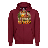 Burgundy faith is trusting the unseen Zipper Hoodie - JahusDesignShop