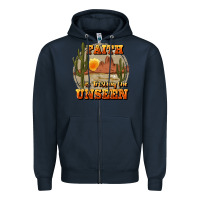 Navy faith is trusting the unseen Zipper Hoodie - JahusDesignShop