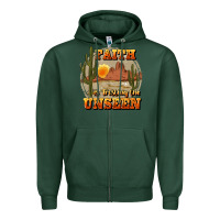 Sports Green faith is trusting the unseen Zipper Hoodie - JahusDesignShop