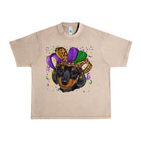 French Oak mardi gras hat dachshund puppy Urban Heavy Tee - RanaPortraitStore