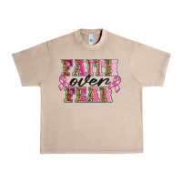 French Oak faıth over fear Urban Heavy Tee - BarkalooDesign