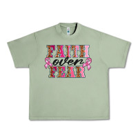 Oil Green faıth over fear Urban Heavy Tee - BarkalooDesign