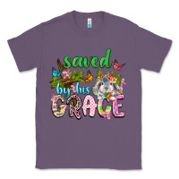 Lavender Saved by his grace Classic Tee - Neo Western