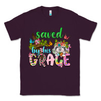 Plum Saved by his grace Classic Tee - Neo Western