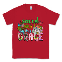 Red Saved by his grace Classic Tee - Neo Western