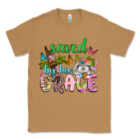 Toasted Coconut Saved by his grace Classic Tee - Neo Western