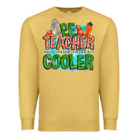 Antique Gold pe teacher but cooler Premium Sweatshirt - NancyCooperArtShop