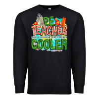Black pe teacher but cooler Premium Sweatshirt - NancyCooperArtShop