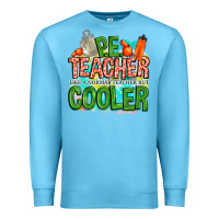 Ocean Blue pe teacher but cooler Premium Sweatshirt - NancyCooperArtShop