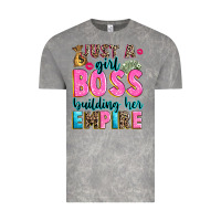 Cloud Rock just a girl boss building her empire Vintage Tee - texasbilliewilder
