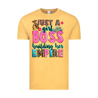 Vintage Mustard just a girl boss building her empire Vintage Tee - texasbilliewilder
