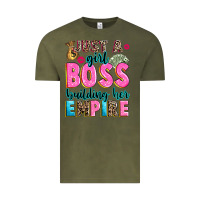 Vintage Olive just a girl boss building her empire Vintage Tee - texasbilliewilder
