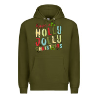 Army Green have a holly jolly christmas Premium Hoodie - MaliasSmallBusiness