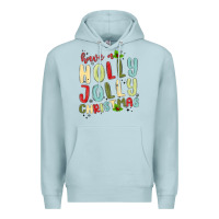 Blue Mist have a holly jolly christmas Premium Hoodie - MaliasSmallBusiness