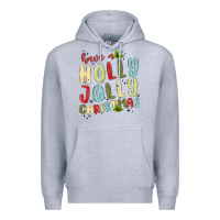 Heather Grey have a holly jolly christmas Premium Hoodie - MaliasSmallBusiness