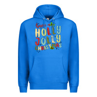 True Royal have a holly jolly christmas Premium Hoodie - MaliasSmallBusiness