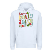White have a holly jolly christmas Premium Hoodie - MaliasSmallBusiness