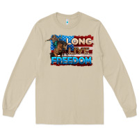 Mushroom Long live freedom 4th of july Long Sleeve Tee - Neo Western