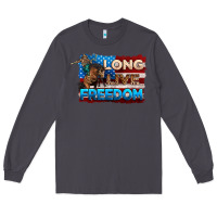 Smoke Long live freedom 4th of july Long Sleeve Tee - Neo Western