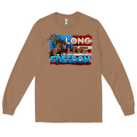 Toasted Coconut Long live freedom 4th of july Long Sleeve Tee - Neo Western