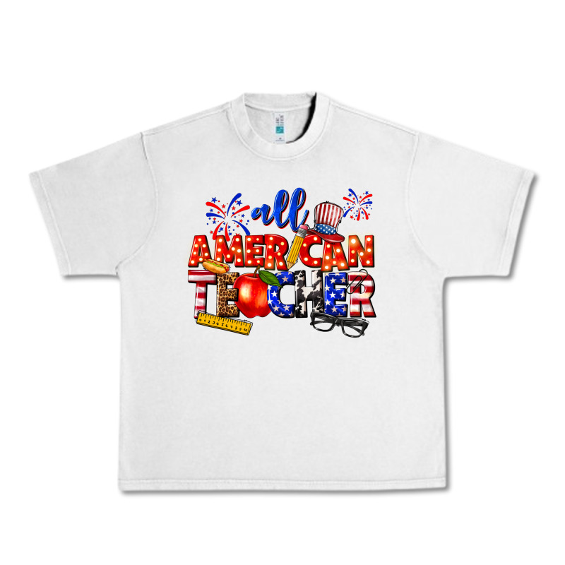 All American Teacher Urban Heavy Tee by texasbilliewilder | Teevron