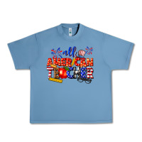 Pebble Blue all american teacher Urban Heavy Tee - texasbilliewilder