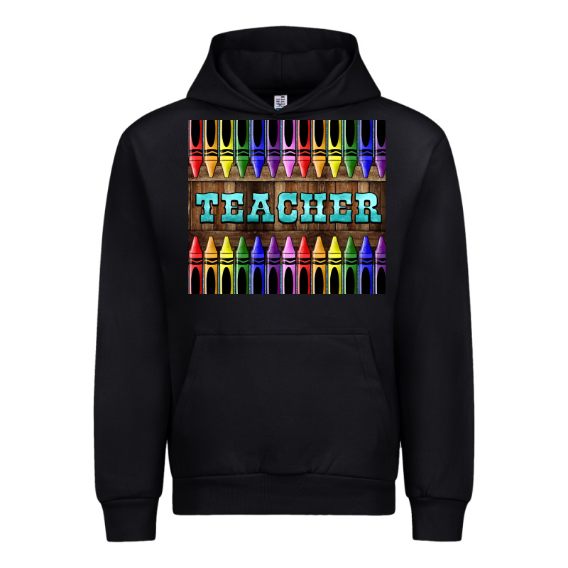 Teacher Crayons Tumbler Urban Hoodie by LillyAllenDesigns | Teevron