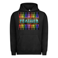 Pigment Black Teacher Crayons Tumbler Urban Hoodie - LillyAllenDesigns