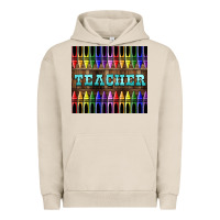 Pigment French Oak Teacher Crayons Tumbler Urban Hoodie - LillyAllenDesigns