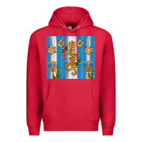 Cardinal shalom with star of david Premium Hoodie - AdoDesignShop