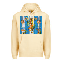 Pina Colada shalom with star of david Premium Hoodie - AdoDesignShop