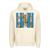 Shalom With Star Of David Premium Hoodie | Teevron