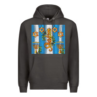 Smoke shalom with star of david Premium Hoodie - AdoDesignShop