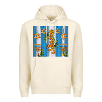 Tofu shalom with star of david Premium Hoodie - AdoDesignShop