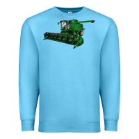 Ocean Blue Harvester Premium Sweatshirt - LillyAllenDesigns