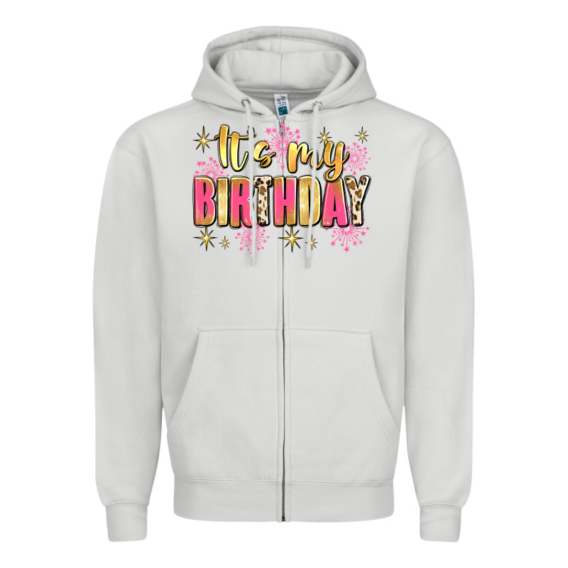 It's My Birthday Zipper Hoodie by JahusDesignShop | Teevron