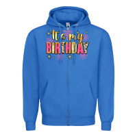 True Royal it's my birthday Zipper Hoodie - JahusDesignShop